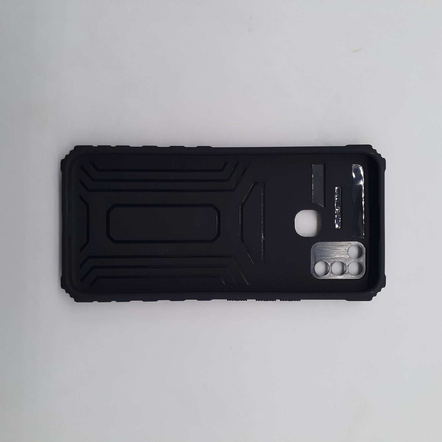 Infinix Smart 5 CamShield Armor Case Sliding Camera Cover Kickstand Heavy Duty Protection Hands Free Viewing
