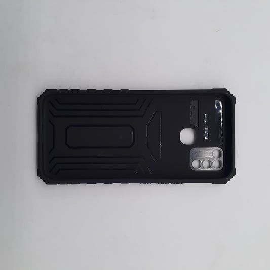 Infinix Smart 5 CamShield Armor Case Sliding Camera Cover Kickstand Heavy Duty Protection Hands Free Viewing