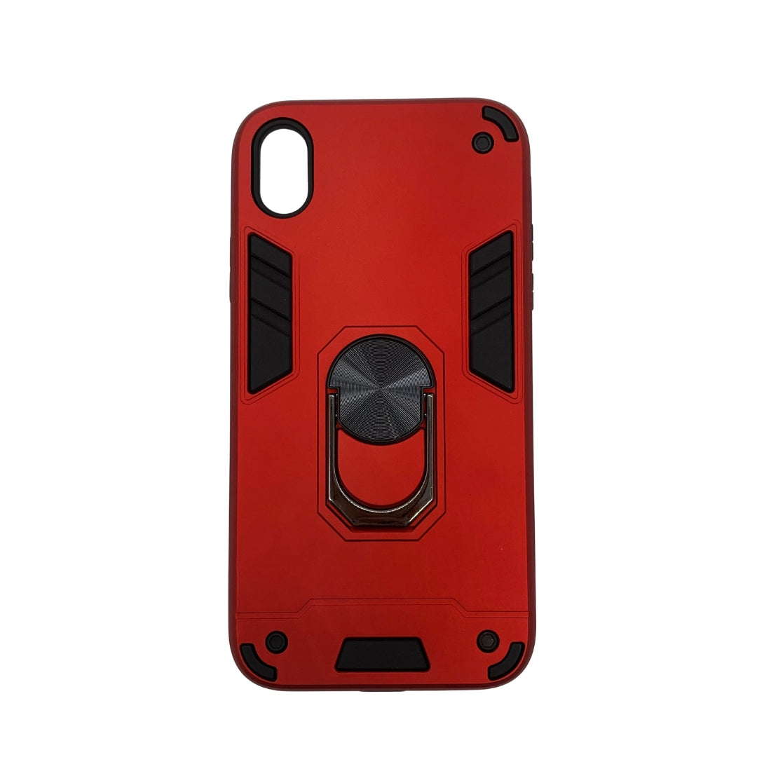 iPhone XR Hard Case with Ring Holder, Shockproof Slim Cover