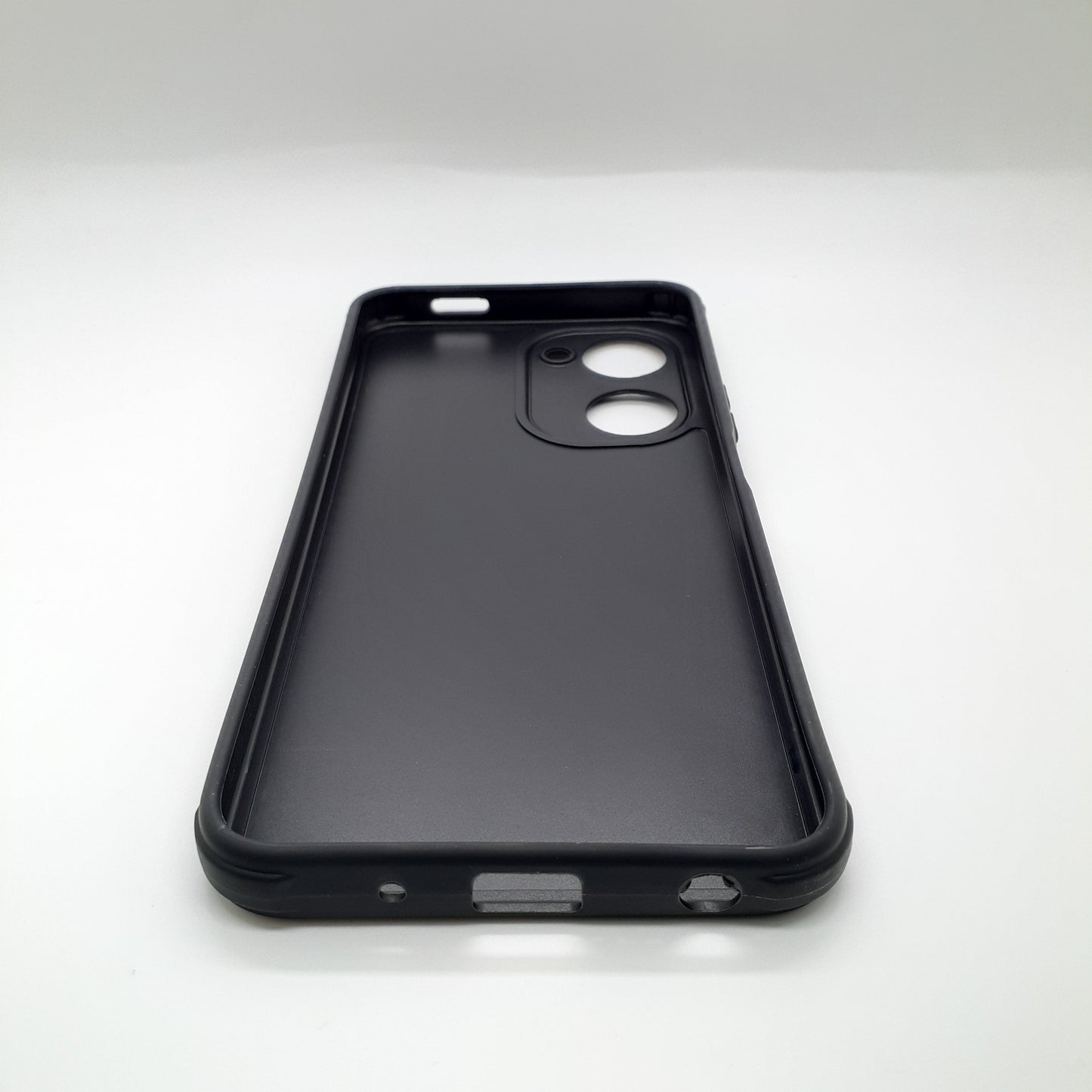 Vivo Y03 Carbon Fiber texture Hard Rubber armour back cover shock-porof case