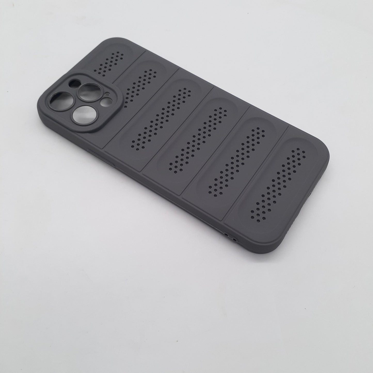 iPhone 12 Pro Max Case: Ultra Slim Shockproof TPU Cover with Heat Dissipation, Breathable Hollow Design, and Camera Protection
