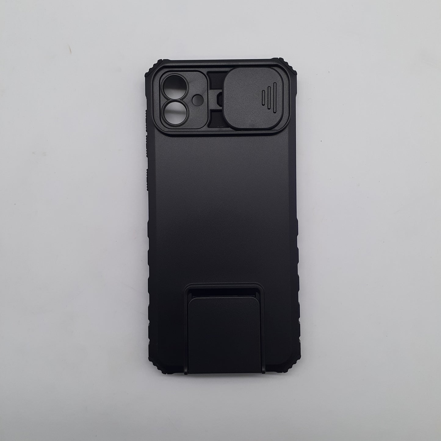 Samsung A04 Rugged Dual Layer Phone Case Slide Camera Cover Ring Holder Kickstand Shockproof Hybrid Protection