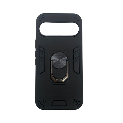 Google Pixel 10 Hard PC Case with Ring Holder - Shockproof Slim Cover