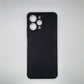 Redmi 12 Carbon Fiber texture Hard Rubber armour back cover shock-porof case