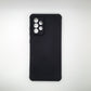 Samsung A52 Carbon Fiber texture Hard Rubber armour back cover shock-porof case