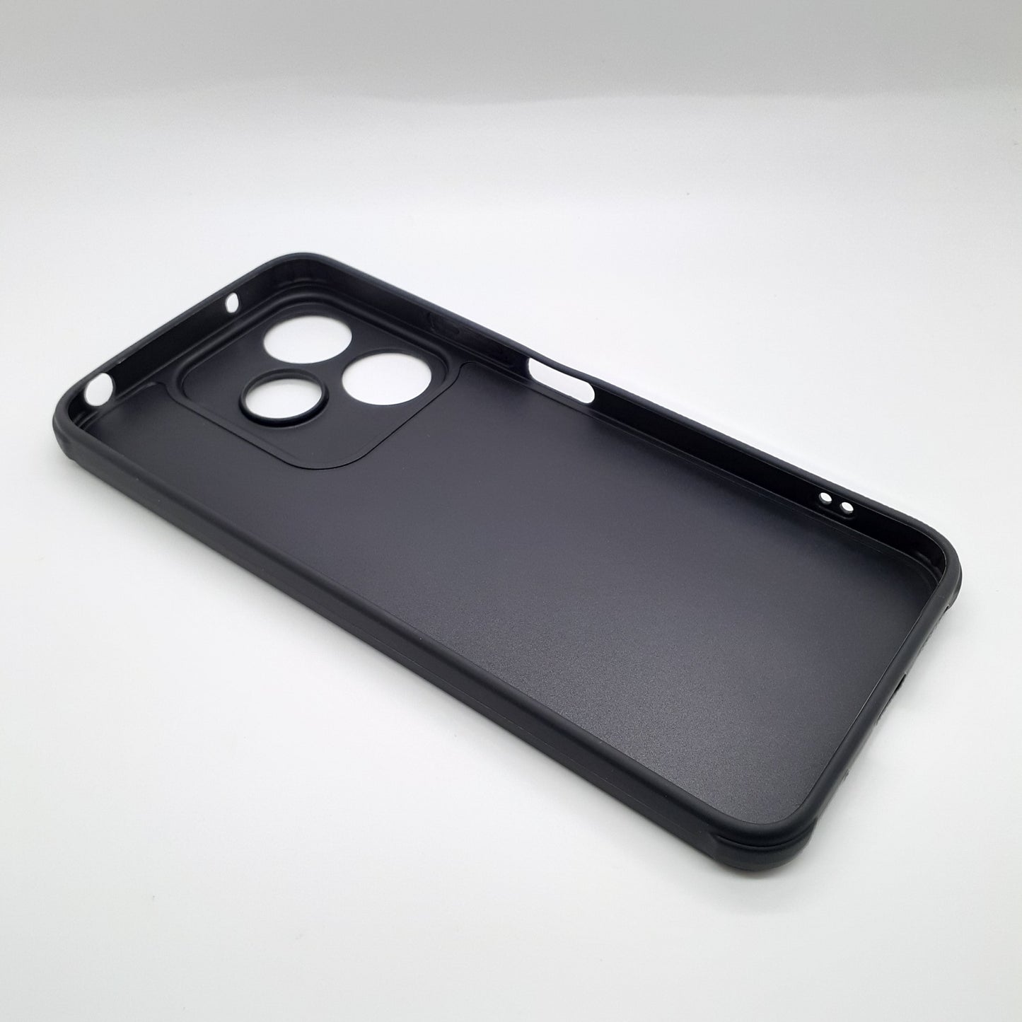 Redmi 13 Carbon Fiber texture Hard Rubber armour back cover shock-porof case