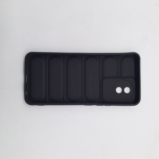 Vivo Y02 Carbon Fiber Slim TPU Phone Case | Heat Dissipation, Anti-Scratch Back Cover, Shockproof Protection