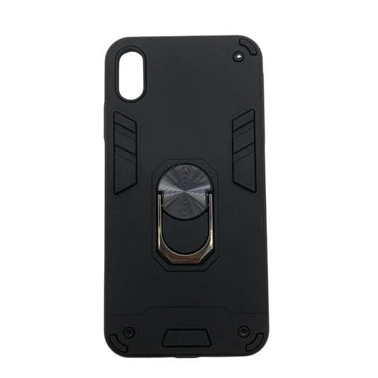 iPhone Xs Max Hard PC Case with Ring Holder - Shockproof Slim Cover