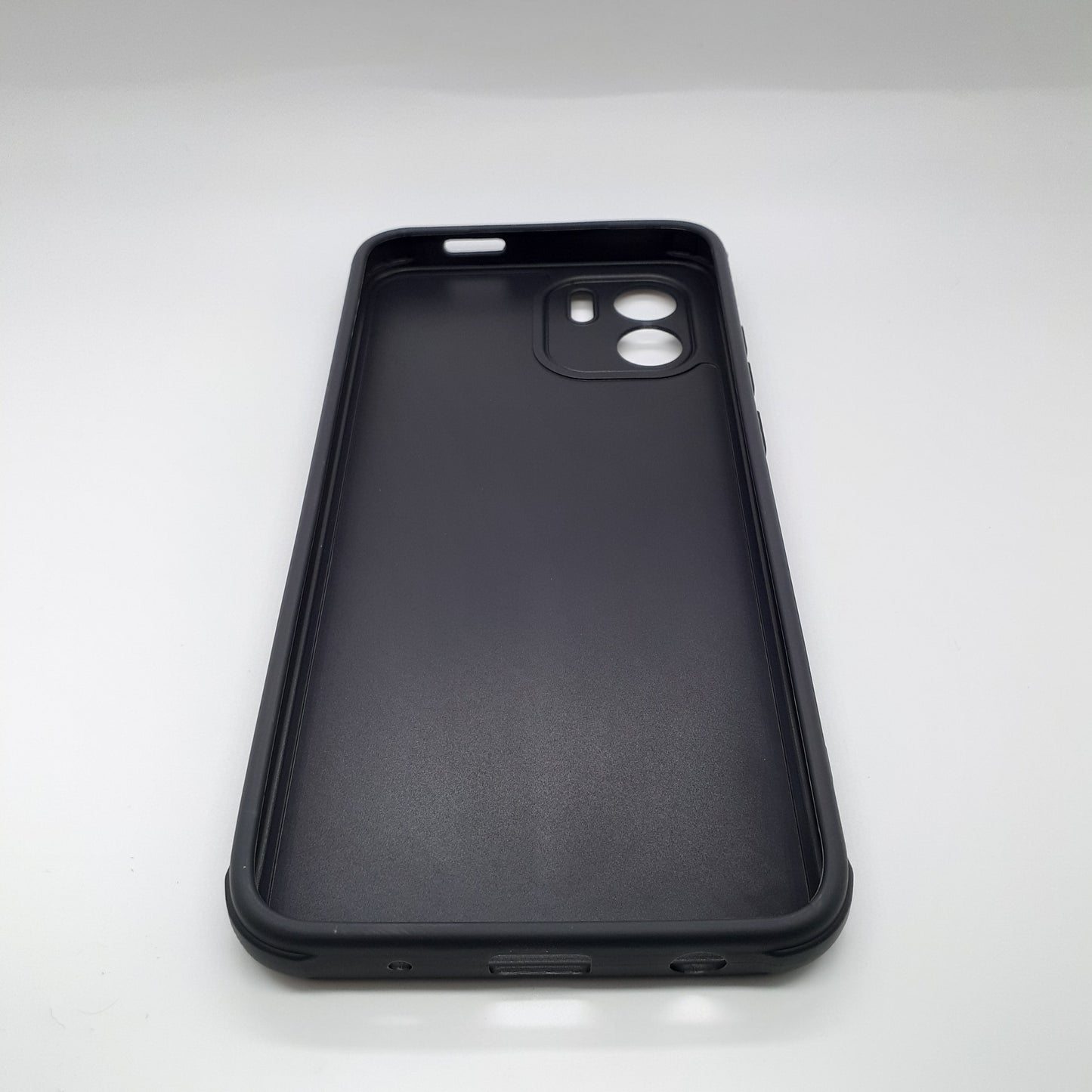 Redmi A1 Carbon Fiber texture Hard Rubber armour back cover shock-porof case