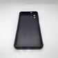 Samsung A04 Carbon Fiber texture Hard Rubber armour back cover shock-porof case