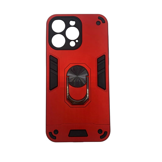 iPhone 15 Pro Max Case with Ring Holder, Hard PC, Shockproof, Slim Cover
