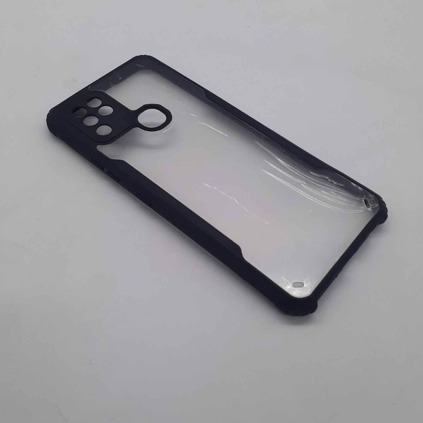 infinix Hot 10 iPAKY Protective Phone Case with Shockproof Edges, Enhanced Comfortable Grip, and Soft Silicone Cover