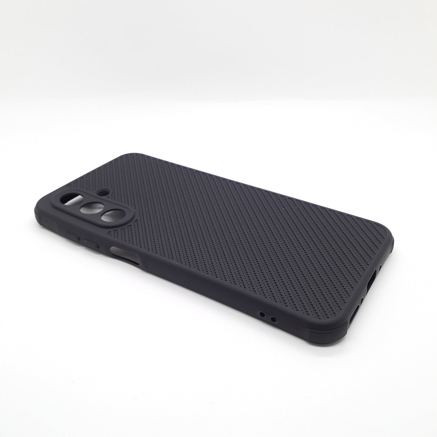 Samsung A26 Carbon Fiber texture Hard Rubber armour back cover shock-porof case