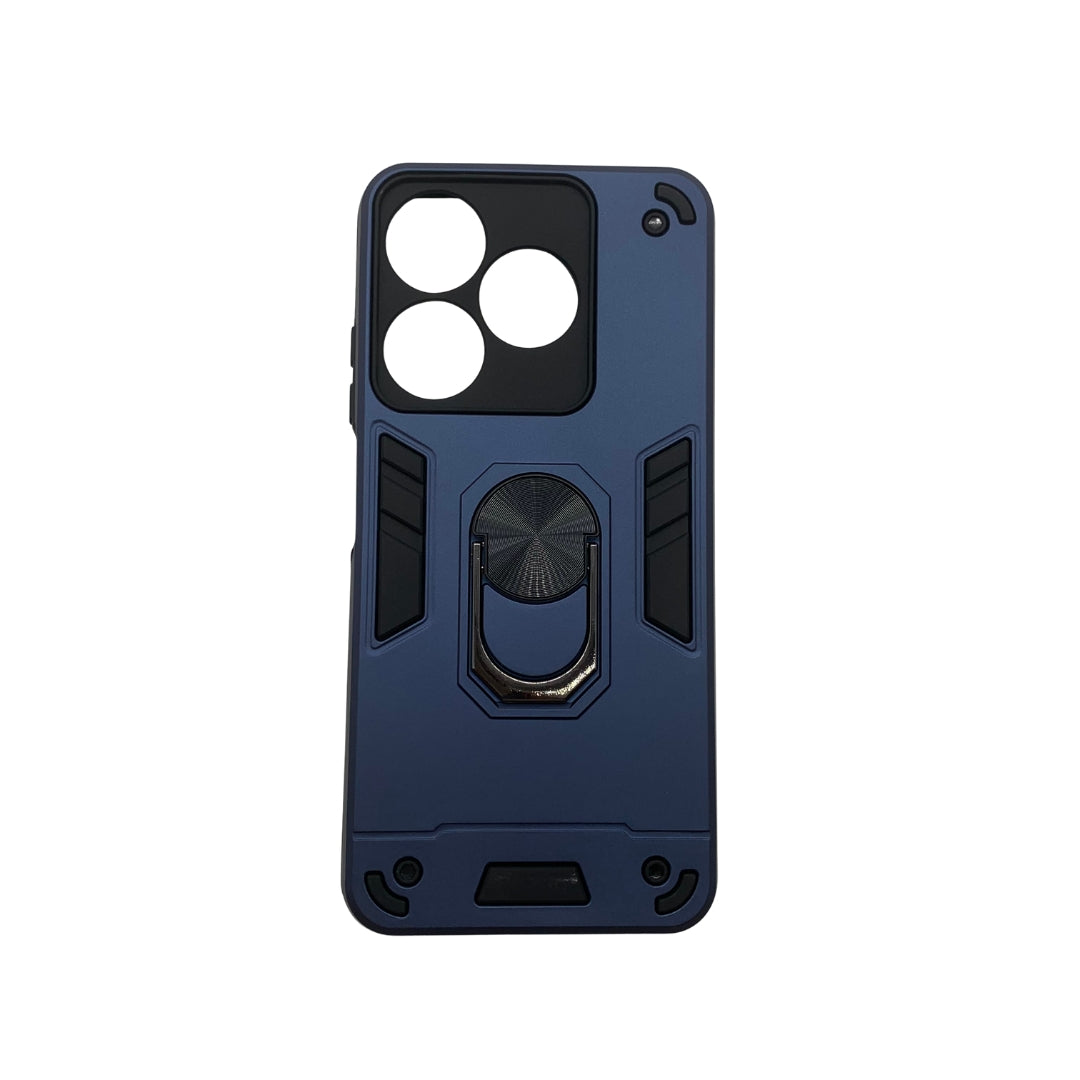 Tecno Spark 10 Hard PC Case with Ring Holder - Shockproof Slim Cover