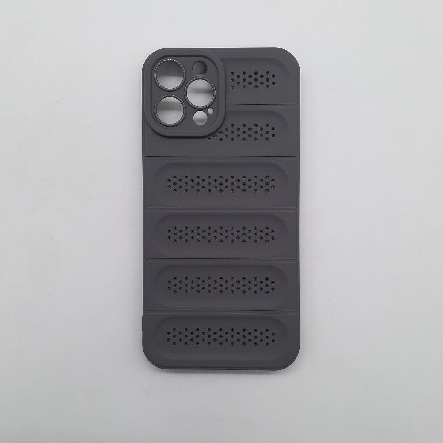 iPhone 12 Pro Max Case: Ultra Slim Shockproof TPU Cover with Heat Dissipation, Breathable Hollow Design, and Camera Protection