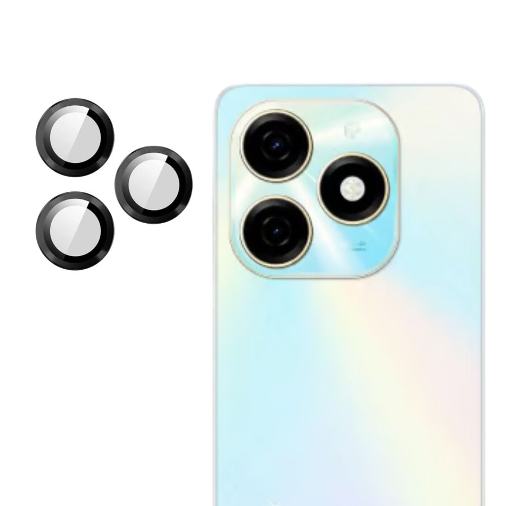 Tecno Spark 20 Camera Lens Protector - Premium Metal Frame with Ultra-Durable Tempered Glass Hybrid Shield for Maximum Impact and Scratch Resistance