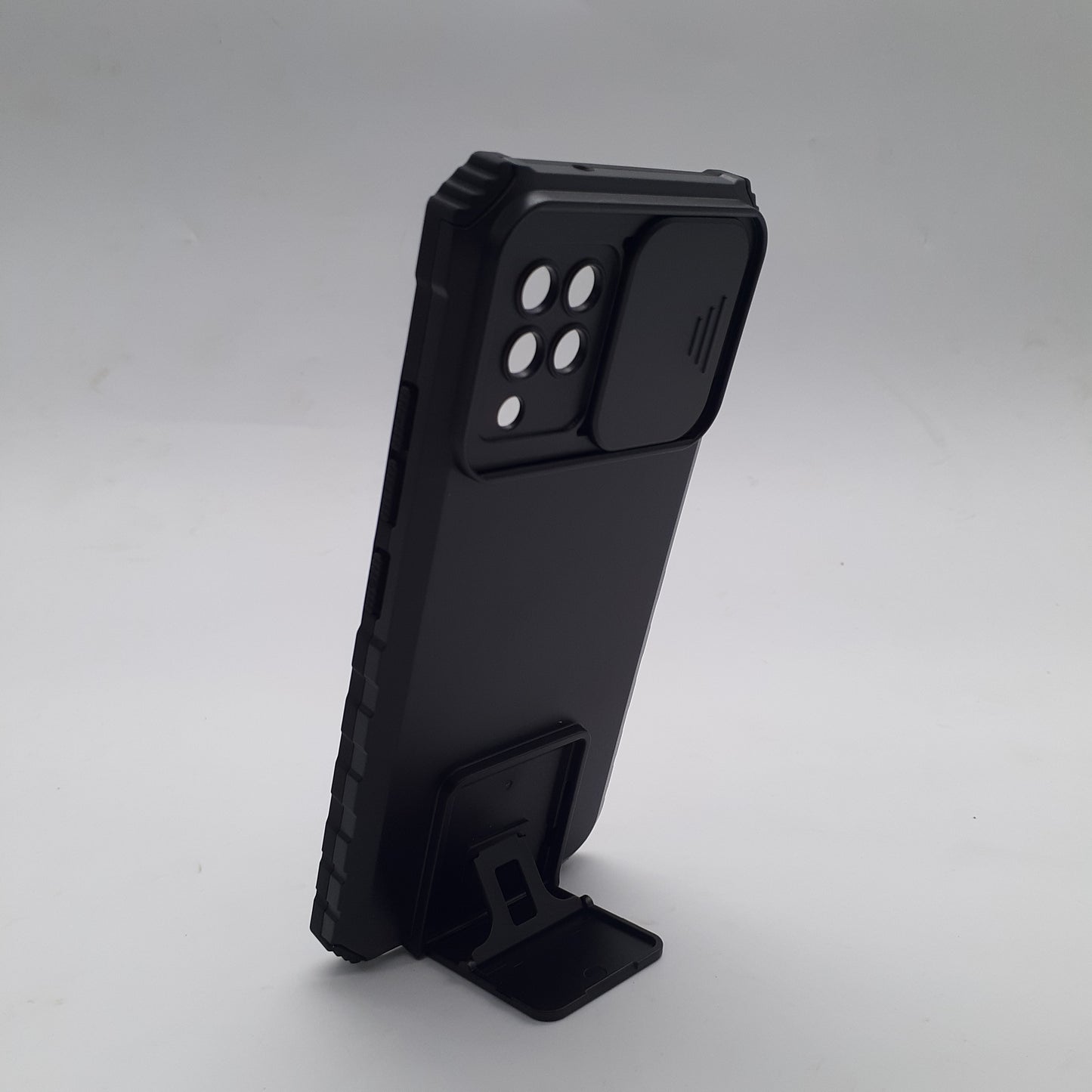 Samsung A42 5G Case Camera Lens Slide Protector Ring Holder Kickstand Heavy Duty Military Grade Shockproof PC Rugged Bumper