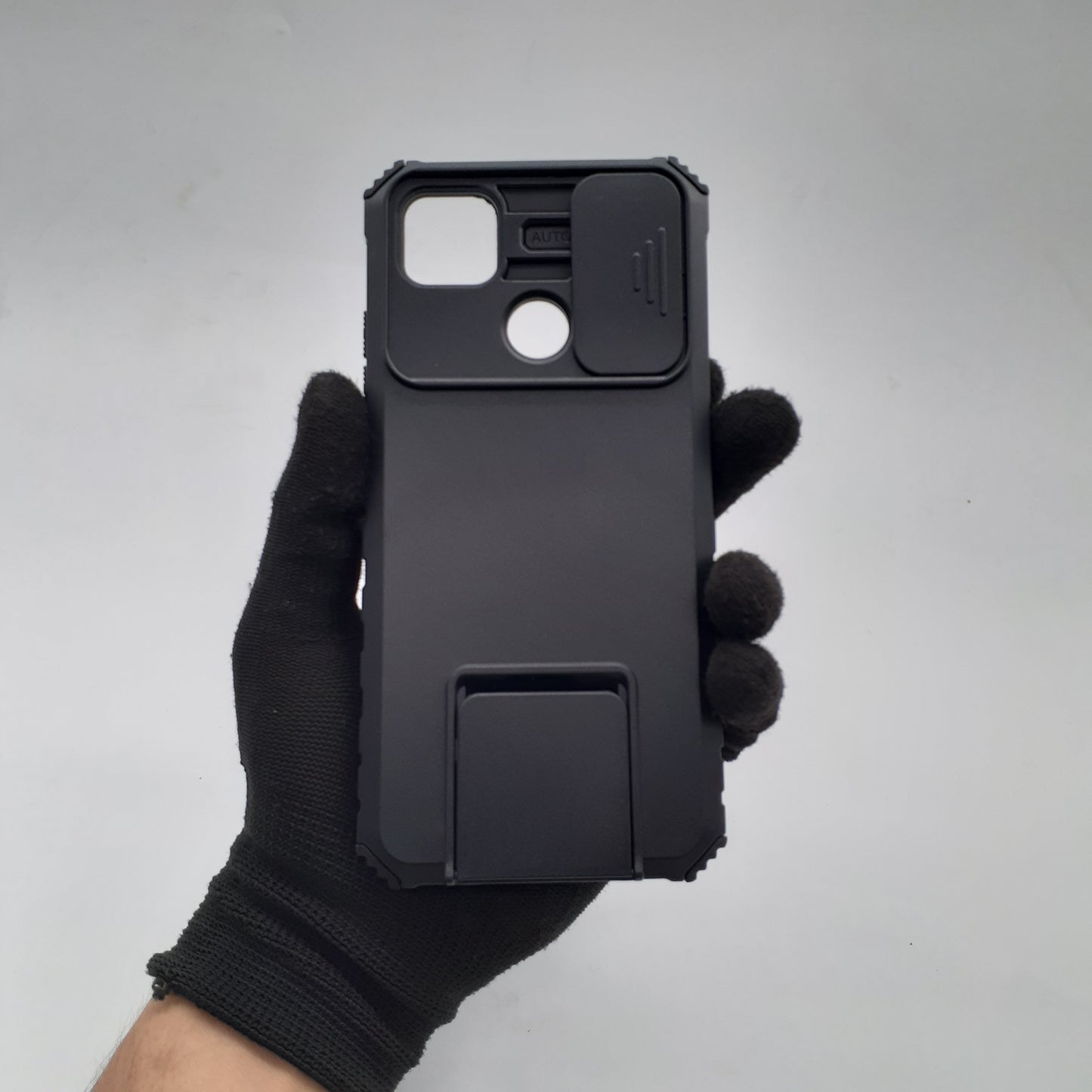 Redmi 9C Heavy Duty Hybrid Case Camera Slide Cover 360 Rotatable Kickstand Stand Armor Bumper Protection