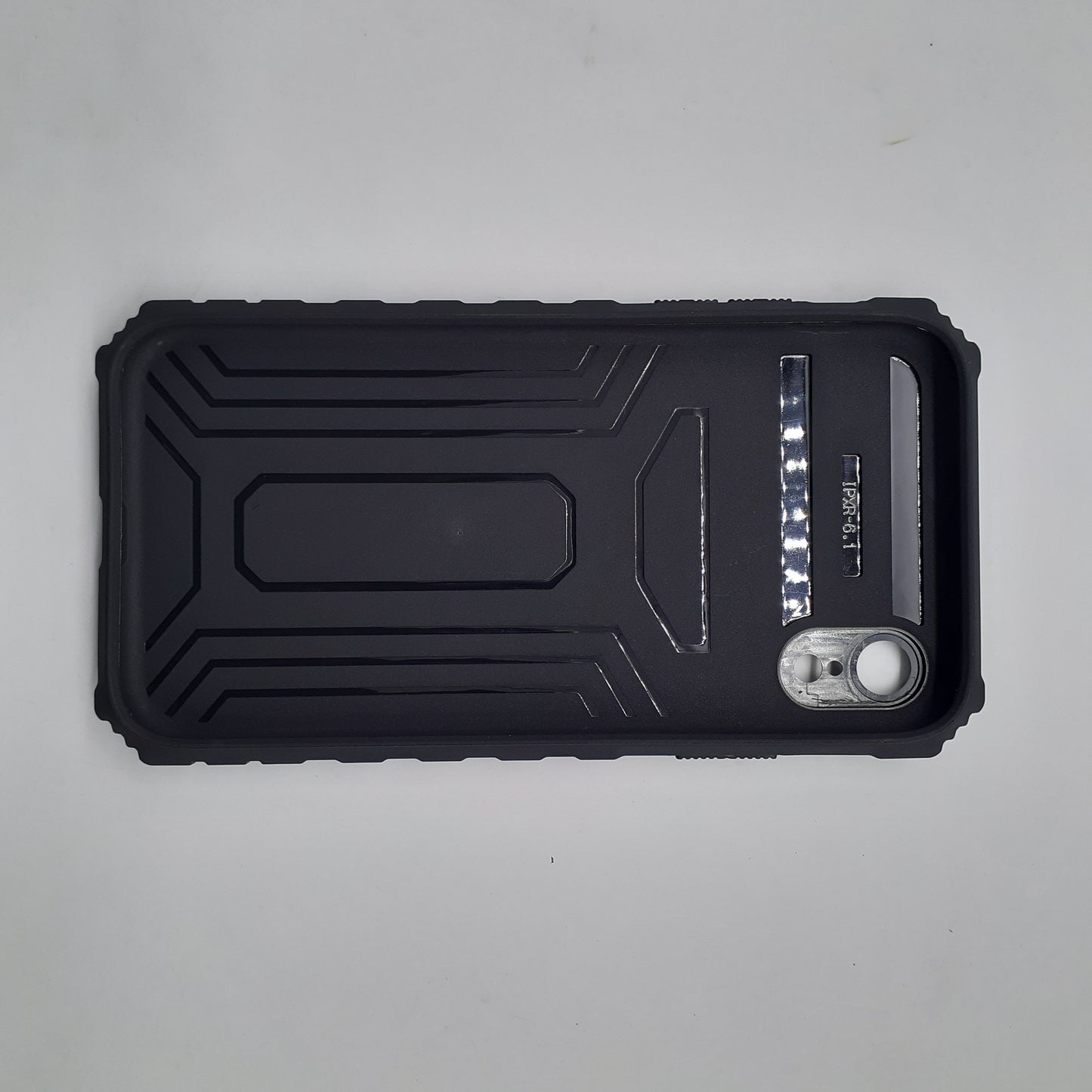iPhone XR Rugged Protective Case Shockproof Military Grade with Camera Lens Slide Cover Kickstand Hands-Free Viewing Privacy Enhanced