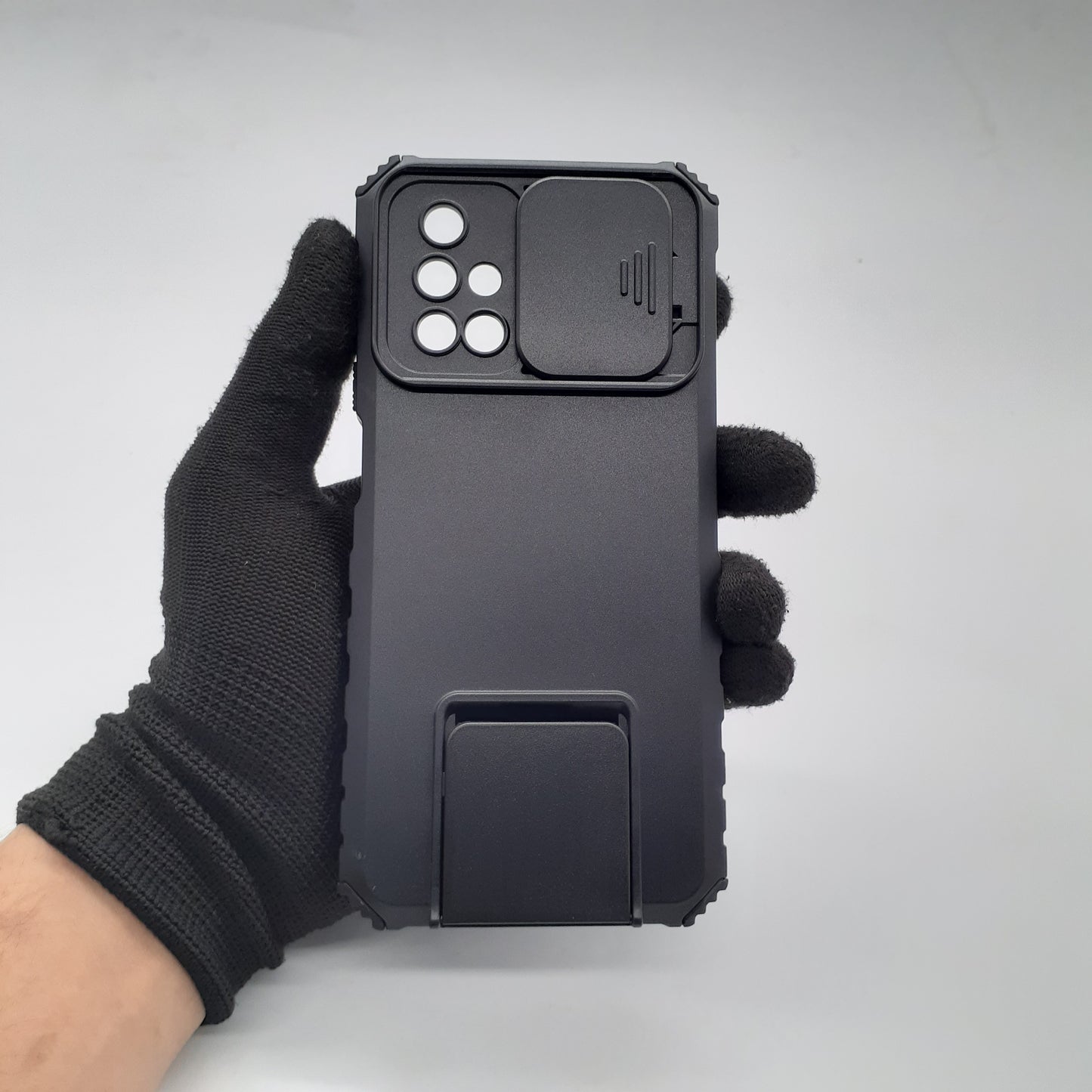 Redmi 10 Heavy Duty Protective Case Sliding Camera Cover Integrated Kickstand Built in Stand Full Protection Shockproof Armor