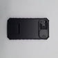 iPhone XR Rugged Protective Case Shockproof Military Grade with Camera Lens Slide Cover Kickstand Hands-Free Viewing Privacy Enhanced