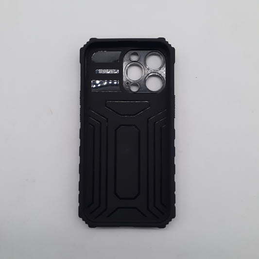 iPhone 13 Pro heavy duty protective case camera slide cover kickstand privacy hands-free viewing