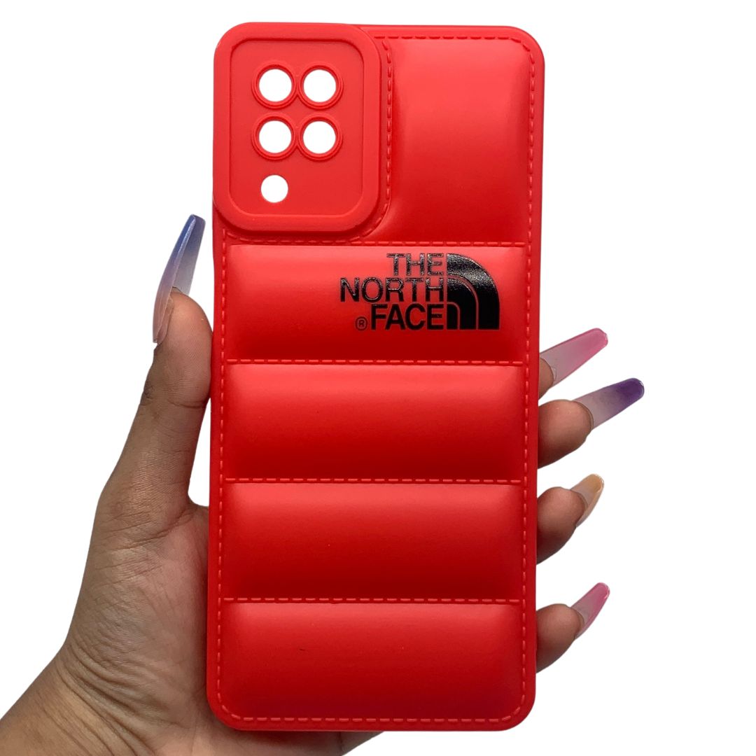 Samsung A12 Puffer Jacket Case Shock-Absorbing Air Cushion Back Cover