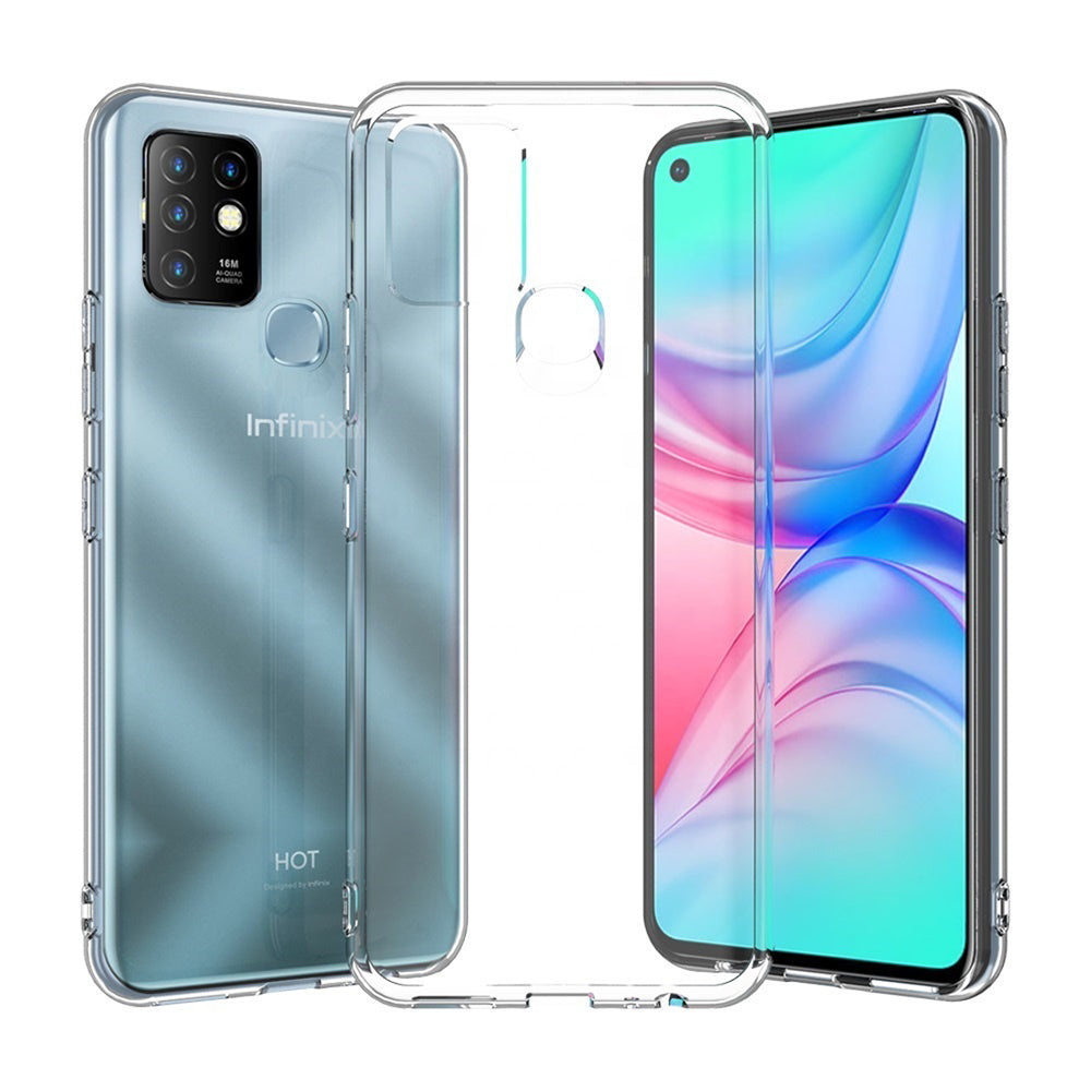 Transparent Clear Slim Case for infinix Infinix Hot 10