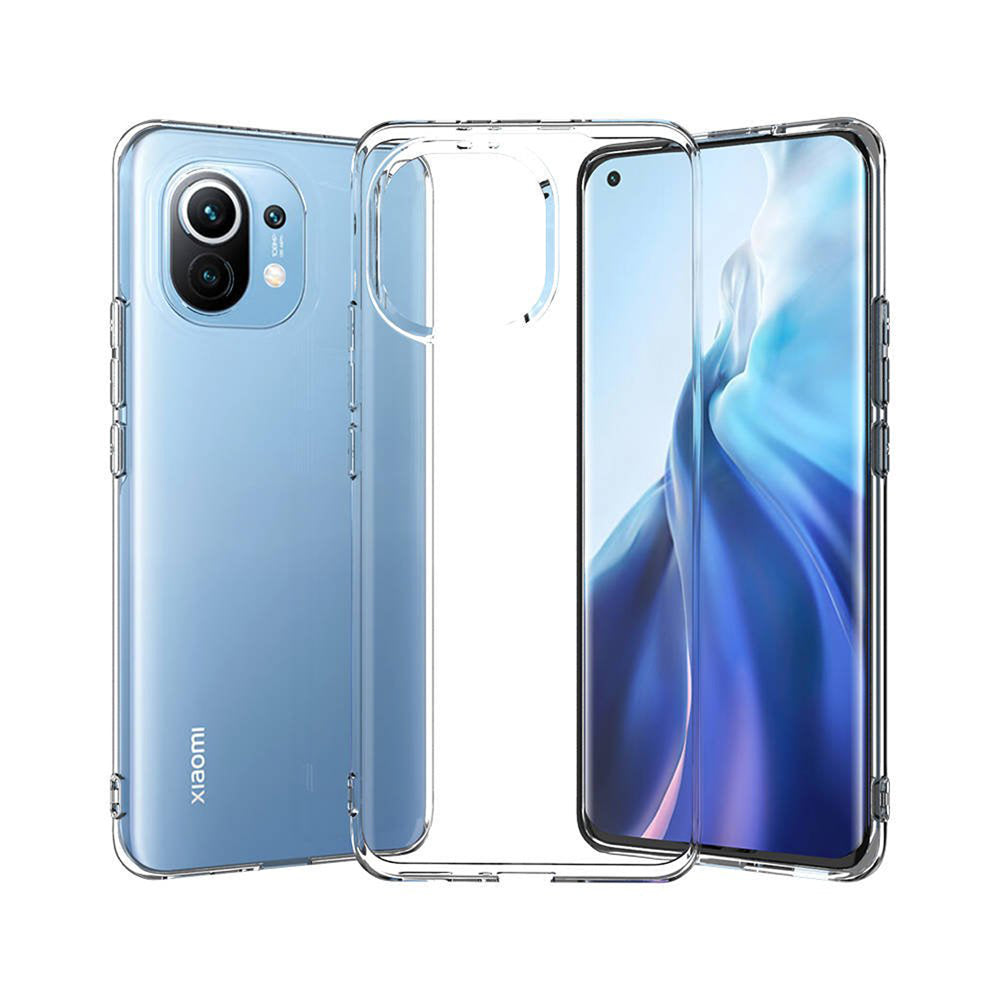 Transparent Clear Slim Case for New Mi 11 Lite