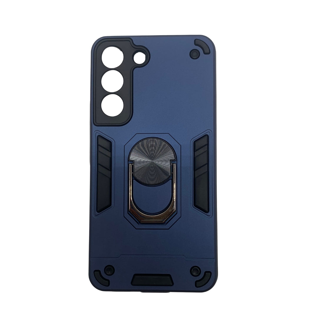 Samsung S22 Hard PC Case with Ring Holder, Shockproof Slim Cover
