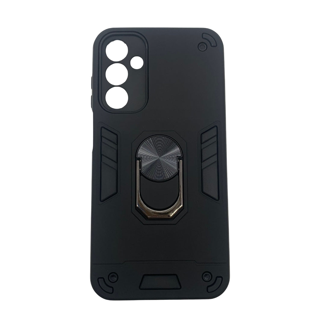 Samsung A15 Hard PC Case with Ring Holder - Shockproof Slim Cover