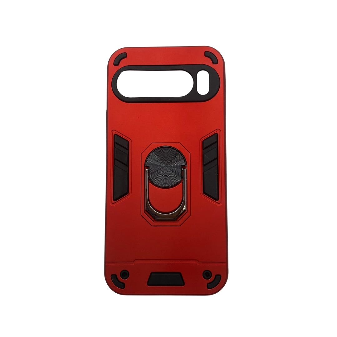 Pixel 9 Pro XL Hard PC Case with Ring Holder - Shockproof Slim Cover