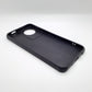 Vivo Y02 Carbon Fiber texture Hard Rubber armour back cover shock-porof case