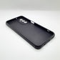 Samsung A14 Carbon Fiber texture Hard Rubber armour back cover shock-porof case