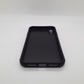 iPhone XR Carbon Fiber texture Hard Rubber armour back cover shock-porof case