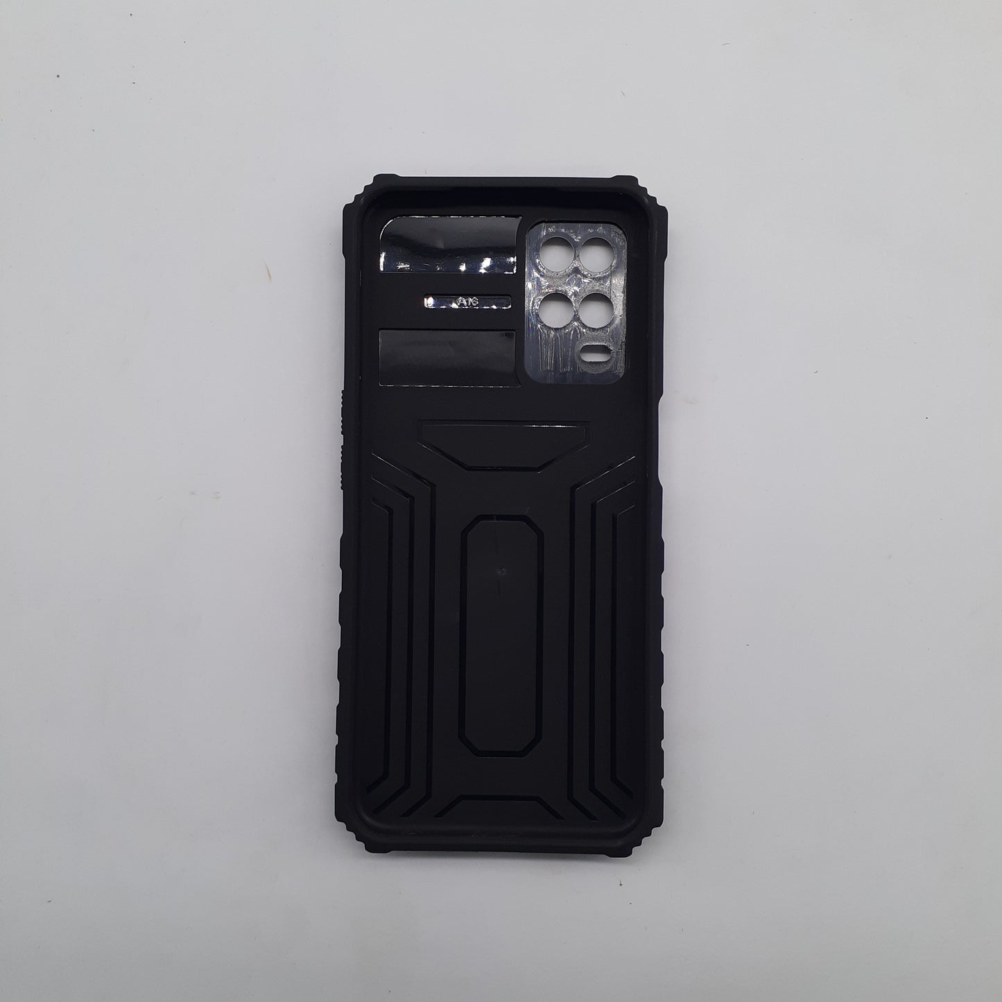 OPPO A54 Slide Camera Lens Protection Phone Case Shockproof Armor Cover Magnetic Ring Kickstand Non-Slip Grip Dual Layer Full Coverage