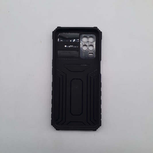OPPO A54 Slide Camera Lens Protection Phone Case Shockproof Armor Cover Magnetic Ring Kickstand Non-Slip Grip Dual Layer Full Coverage