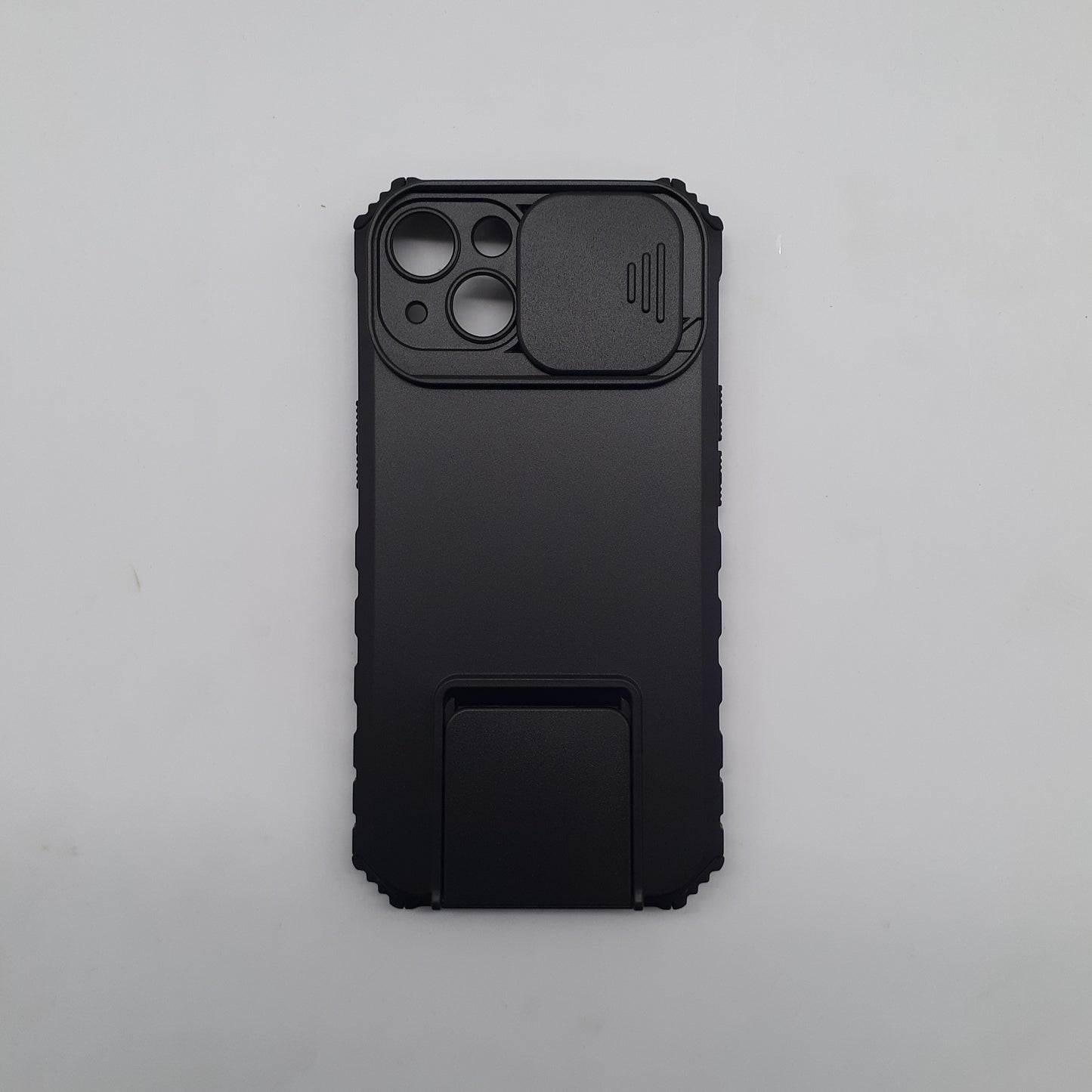 iPhone 13 Heavy Duty Rugged Case Slide Camera Cover Lens Protector Integrated Kickstand Hands-Free Viewing