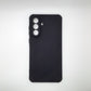 Samsung A56 Carbon Fiber texture Hard Rubber armour back cover shock-porof case