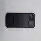 iPhone Xs Max Heavy Duty Shockproof Case Sliding Camera Lens Protector Kickstand Built in Stand Cover