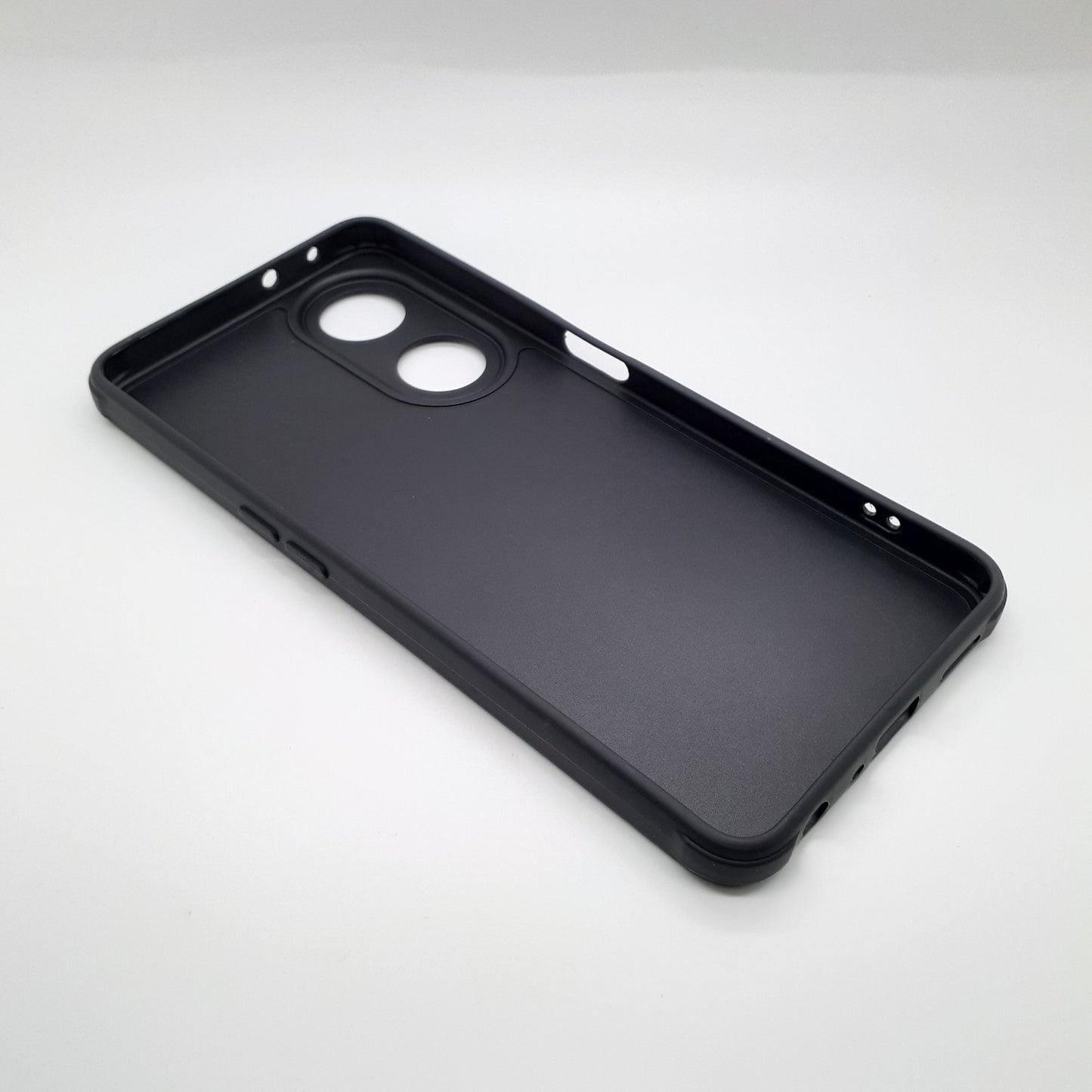 OPPO A98 Carbon Fiber texture Hard Rubber armour back cover shock-porof case