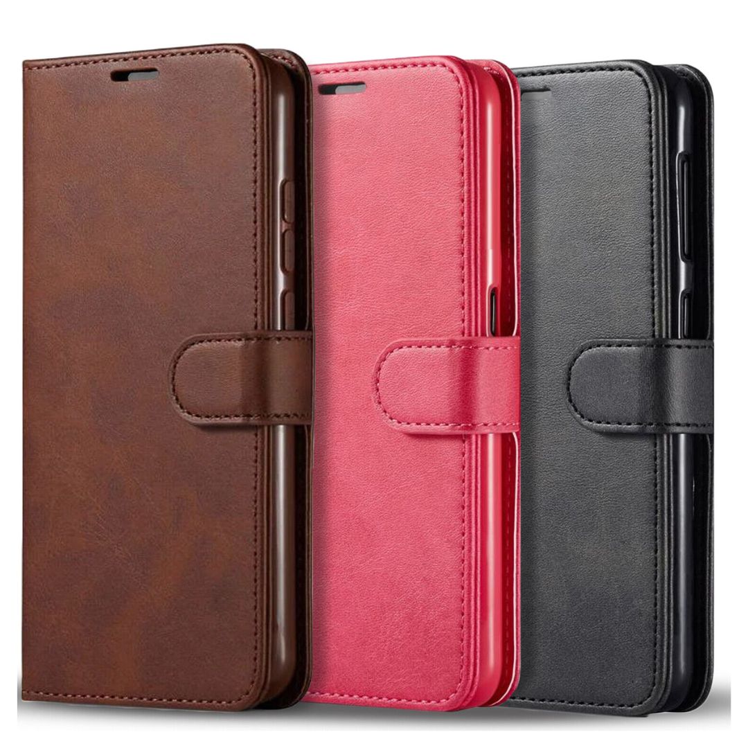 Samsung A32 Leather Pouch Case Premium Leather texture full cover