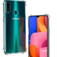 AntiShock Clear Back Cover Soft Silicone TPU Bumper case for Samsung A20s