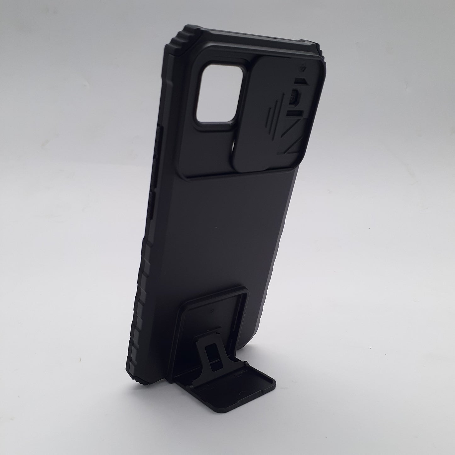 Oppo A15 Case Slide Camera Protection Ring Kickstand 360 Degree Rotatable PC TPU Military Grade Shockproof Cover