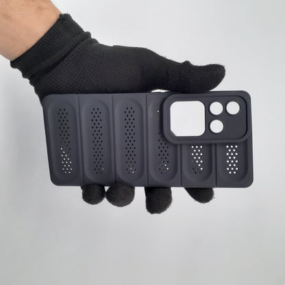 Vivo V30 Cooling Phone Case, Strong TPU Protective Shell, Heat Dissipation Cover with Breathable Grid
