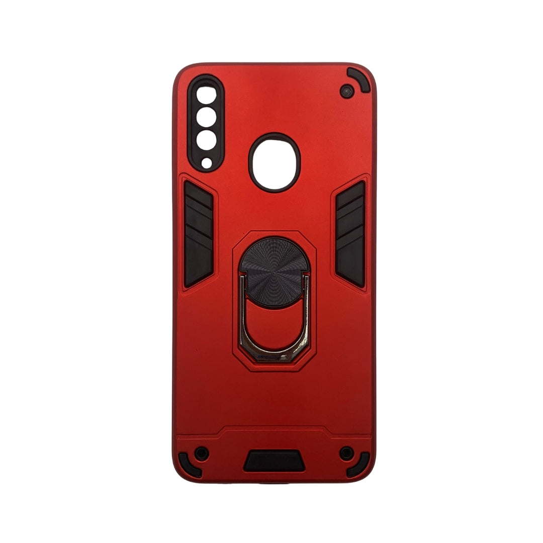 Samsung A20s Hard PC Shockproof Case with Ring Holder, Slim Cover