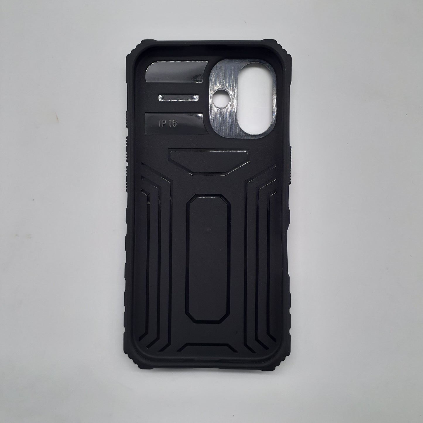iPhone 16 Heavy Duty Rugged Protection Case Slide Camera Cover Integrated Kickstand Hands Free Viewing