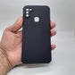Samsung A11 Carbon Fiber texture Hard Rubber armour back cover shock-porof case