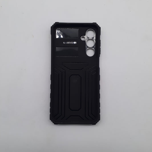 Samsung A16 Shockproof Hybrid Case Sliding Camera Protector Integrated Ring Stand Heavy Duty TPU PC Cover