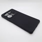 infinix Note 40 Carbon Fiber texture Hard Rubber armour back cover shock-porof case